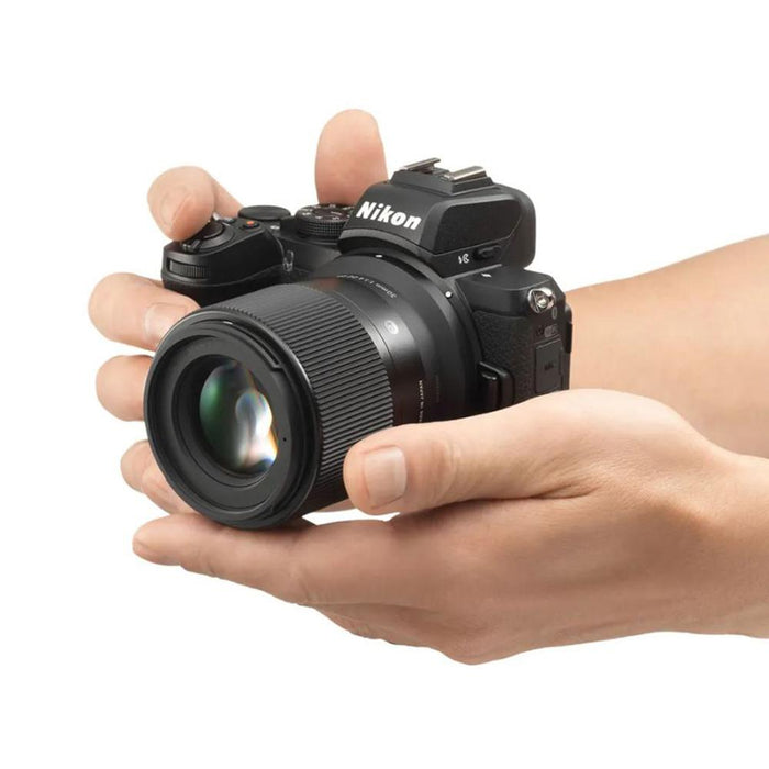 Sigma 30mm F1.4 DC DN Contemporary Telephoto Lens for Nikon Z +64GB Memory Card Bundle