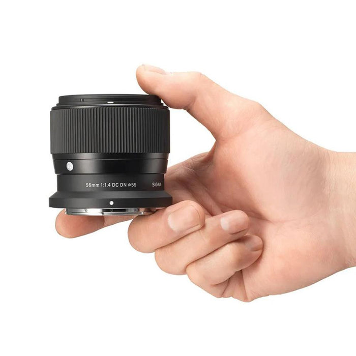 Sigma 56mm F1.4 DC DN Contemporary Telephoto Lens for Nikon Z +64GB Memory Card Bundle