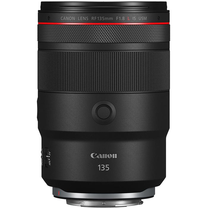 Canon RF 135 F1.8 L IS USM Medium Telephoto Zoom Lens + 2x 64GB Card & Reader Bundle