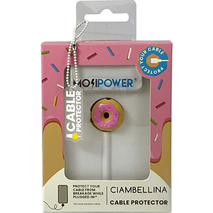MojiPower Ciambellina Donut Cable Protector for iPhone and Android Smartphone Charger