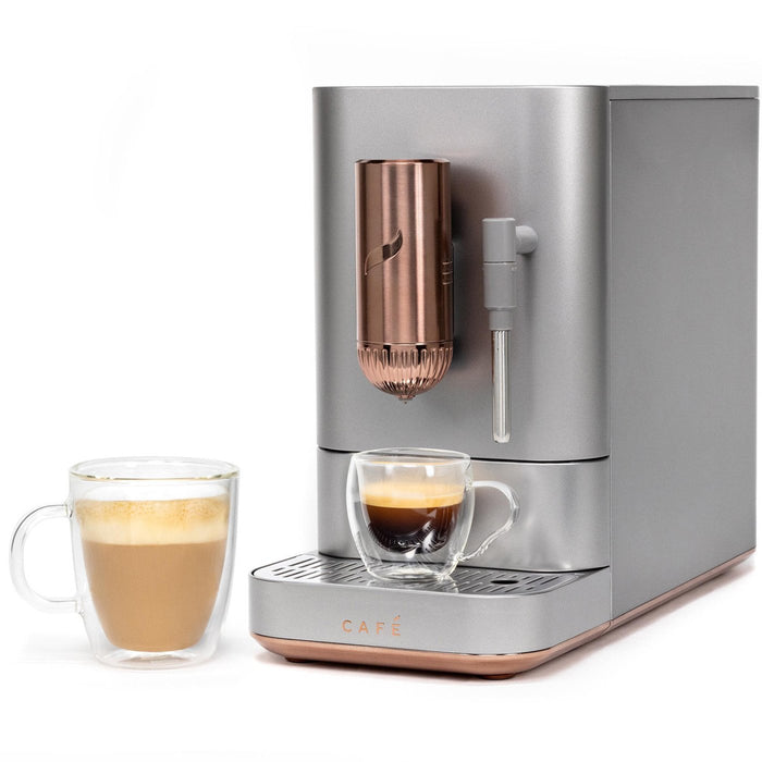 Cafe  Affetto Automatic Espresso Machine, Milk Frother, Silver, 1.2L, (Refurbished)