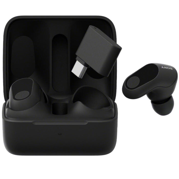 Sony INZONE Buds Truly Wireless Gaming Earbuds, Black + Accessories + Warranty Bundle