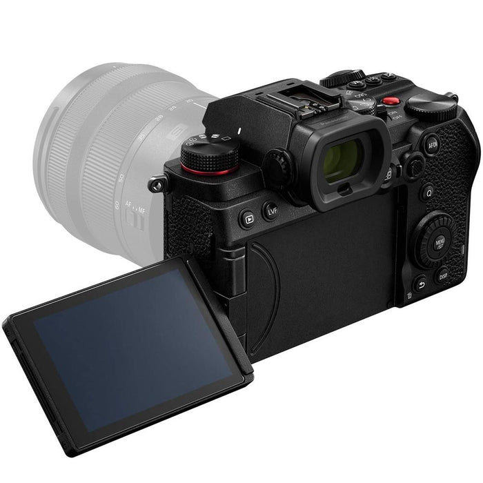 Panasonic Lumix S5 24.2MP 4K Mirrorless Camera Body + 2x 64GB Card & Reader Bundle