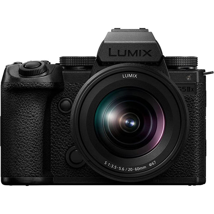 Panasonic Lumix S5IIX Mirrorless Camera +20-60mm Lens + 2x 64GB Card & Reader Bundle