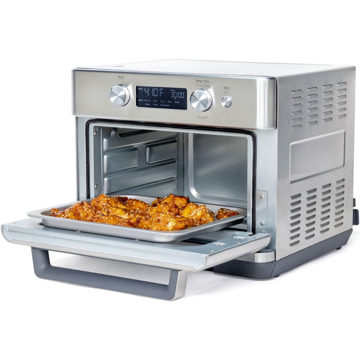 GE Digital Air Fry 8-in-1 Toaster Oven, Stainless Steel (Refurbished)