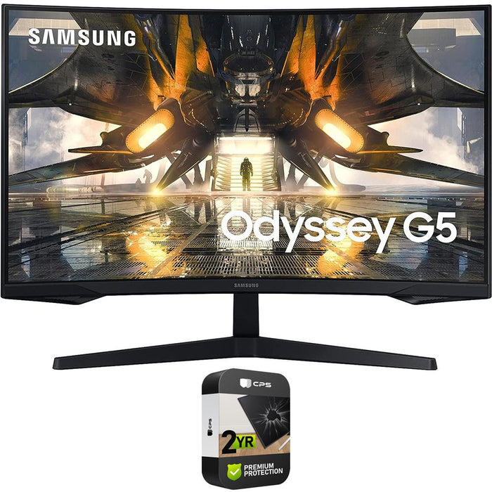 Samsung Odyssey 27" Curved WQHD Gaming Monitor Renewed with 2 Year Warranty