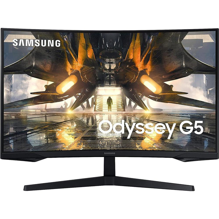 Samsung Odyssey 27" Curved WQHD Gaming Monitor Renewed with 2 Year Warranty
