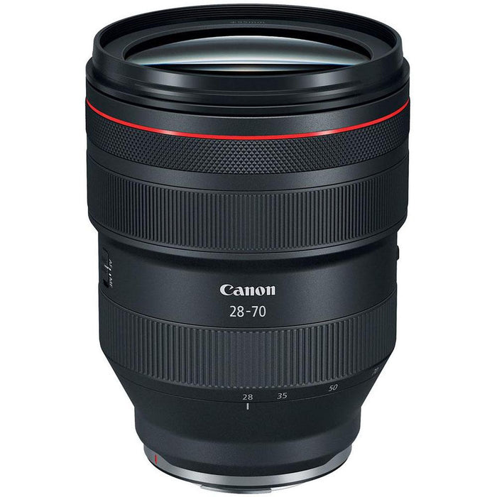 Canon RF 28-70mm F2 L USM Lens Full Frame Zoom for RF Mount Camera + 64GB Dual Bundle