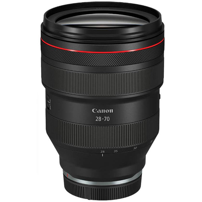 Canon RF 28-70mm F2 L USM Lens Full Frame Zoom for RF Mount Camera + 64GB Dual Bundle