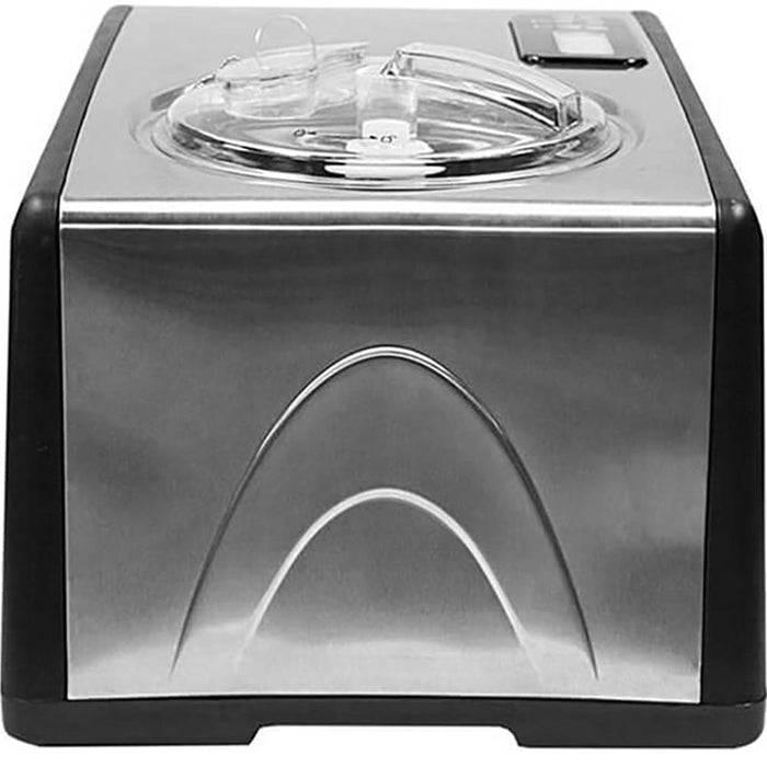 Whynter 1.6 Quart Automatic Compressor Ice Cream Maker, Stainless Steel (ICM-15LS)