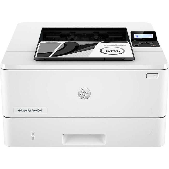 Hewlett Packard LaserJet Pro 4001dn Black and White Printer (2Z600F#BGJ) - Open Box