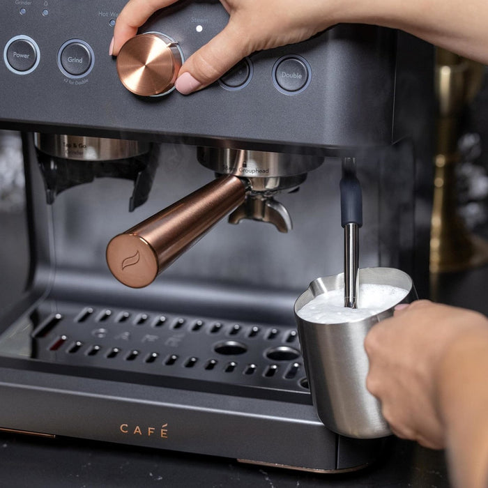 Cafe Bellissimo Semi Automatic Espresso Machine  Matte Black