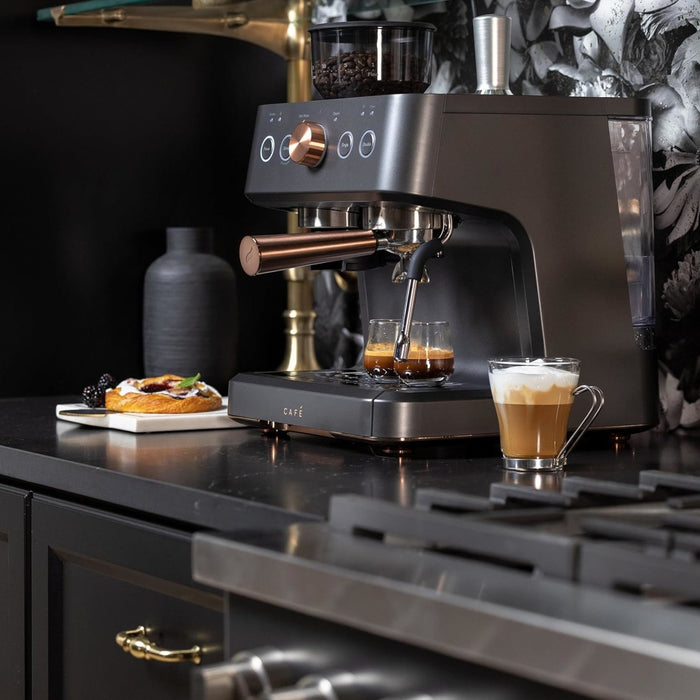 Cafe Affetto Automatic Espresso Machine, Matte Black, C7CESAS3RD3 (Refurbished)