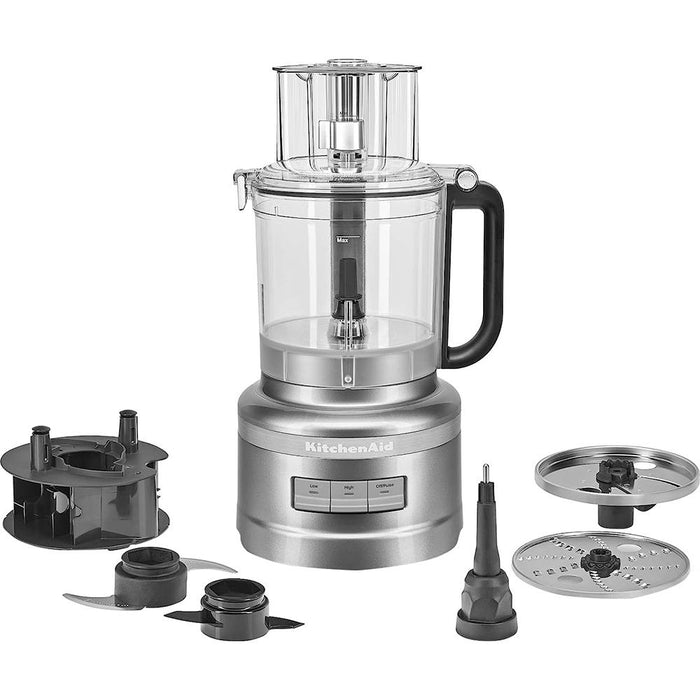 KitchenAid 13-Cup All In One Food Processor, Contour Silver - Open Box