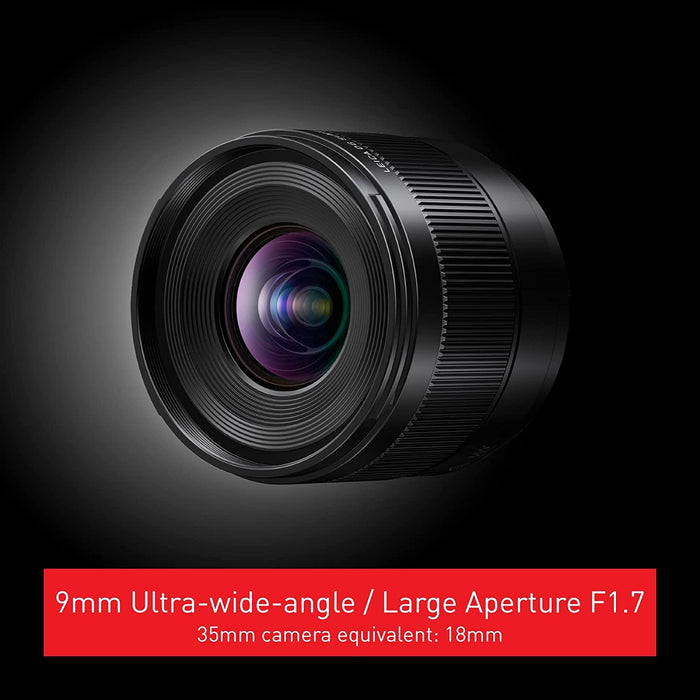 Panasonic Leica DG Summilux 9mm f/1.7 ASPH Lens (H-X09) - Open Box