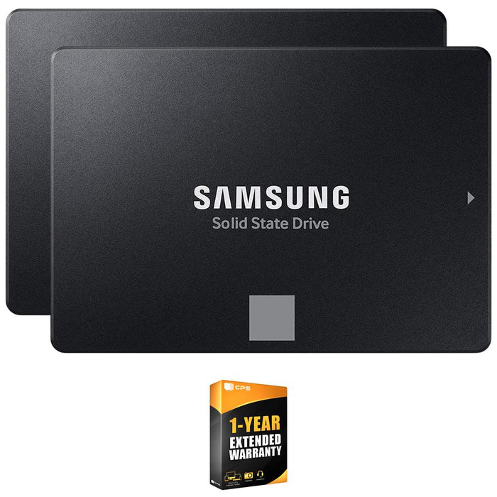 Samsung 870 EVO 4TB 2.5" SATA III Internal SSD (2-Pack) w/ 1 Year Warranty Bundle