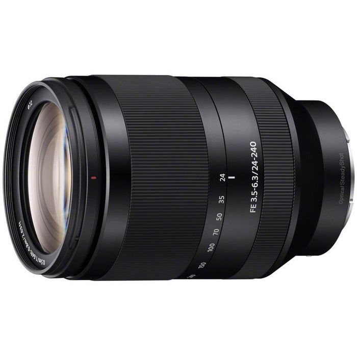 Sony SEL24240 FE 24-240mm F3.5-6.3 OSS Full-frame E-mount Telephoto Zoom Lens Bundle