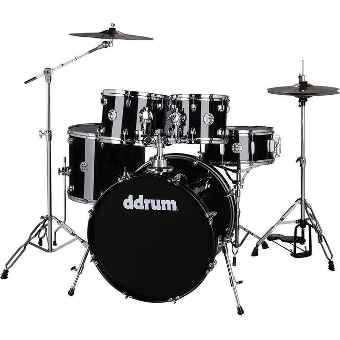 DDRUM D2 5-piece Complete Drum Kit with Throne, Midnight Black - D2 522 MB - Open Box
