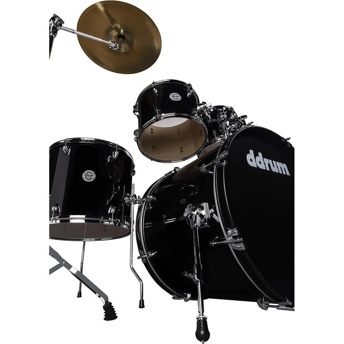 DDRUM D2 5-piece Complete Drum Kit with Throne, Midnight Black - D2 522 MB - Open Box