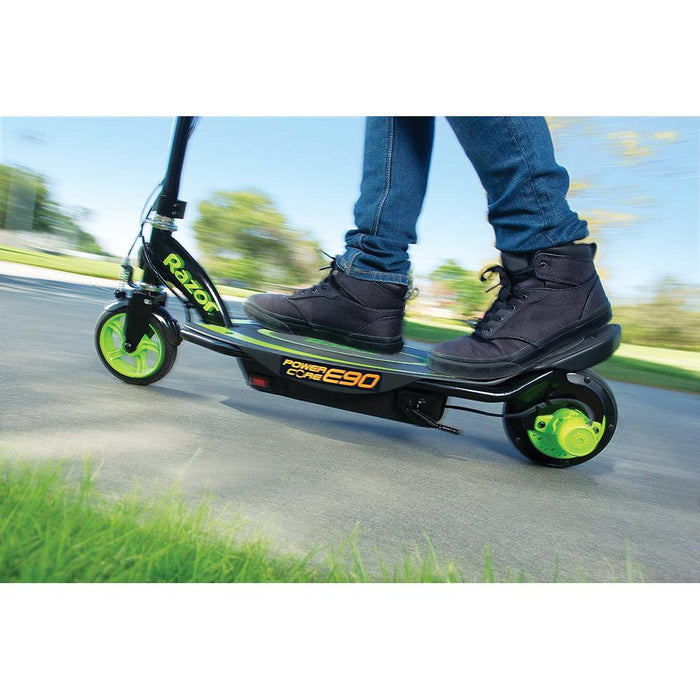 Razor E90 Power Core Electric Scooter Green + 2 Year Extended Warranty