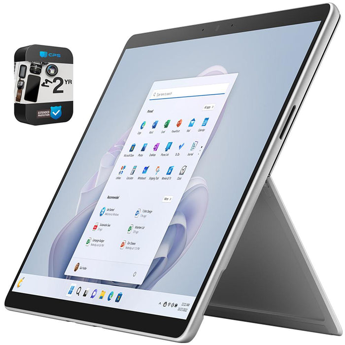 Microsoft Surface Pro 9 13" Touch Tablet Intel i5 8/256GB Platinum+2 Yr Warranty