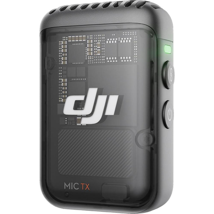 DJI Mic 2 Transmitter (Shadow Black)Wireless Microphone Intelligent Noise Cancelling