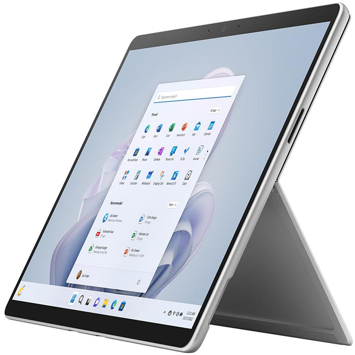 Microsoft Surface Pro 9 13" Tablet, Intel i7, 32GB/1TB, Platinum w/ 2 Year Warranty Bundle