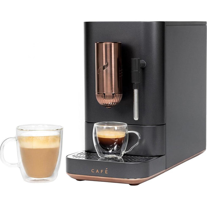 Cafe Affetto Automatic Espresso Machine, Milk Frother, Black, 1.2L - Open Box