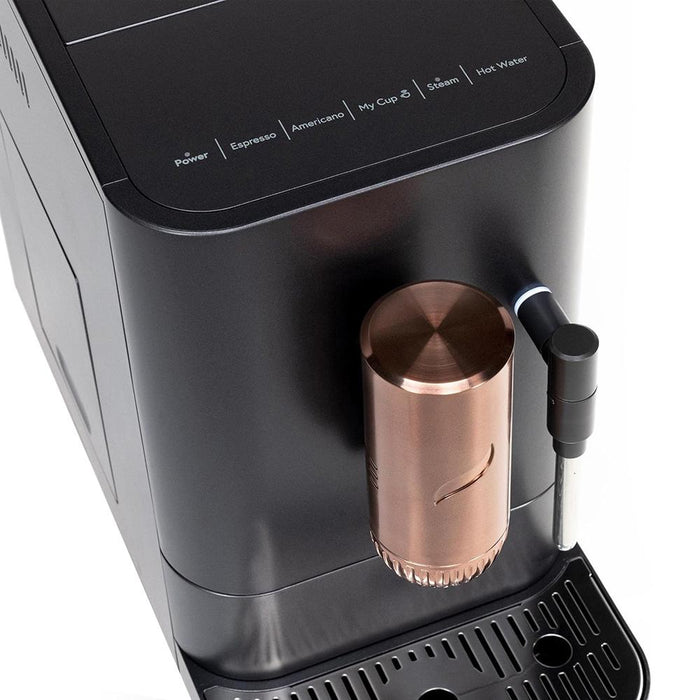 Cafe Affetto Automatic Espresso Machine, Milk Frother, Black, 1.2L - Open Box