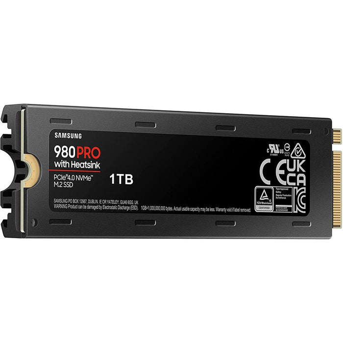 Samsung 980 PRO with Heatsink PCIe 4.0 NVMe SSD 1TB for PC/PS5 + 2 Year Warranty
