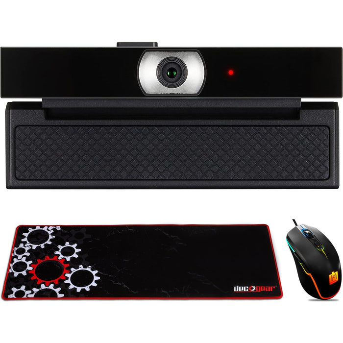 LG Smart Camera, Full HD 1080p, VC23GA Bundle w/ Deco Gear Wired Mouse and Pad