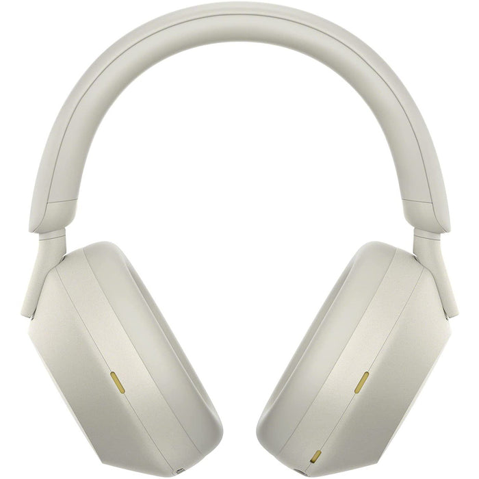 Sony WH-1000XM5 Wireless Noise Canceling Headphones, Silver, Refurbished