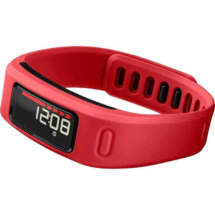Garmin Vivofit Bluetooth Fitness Band (Red) (010-01225-08) Bundle