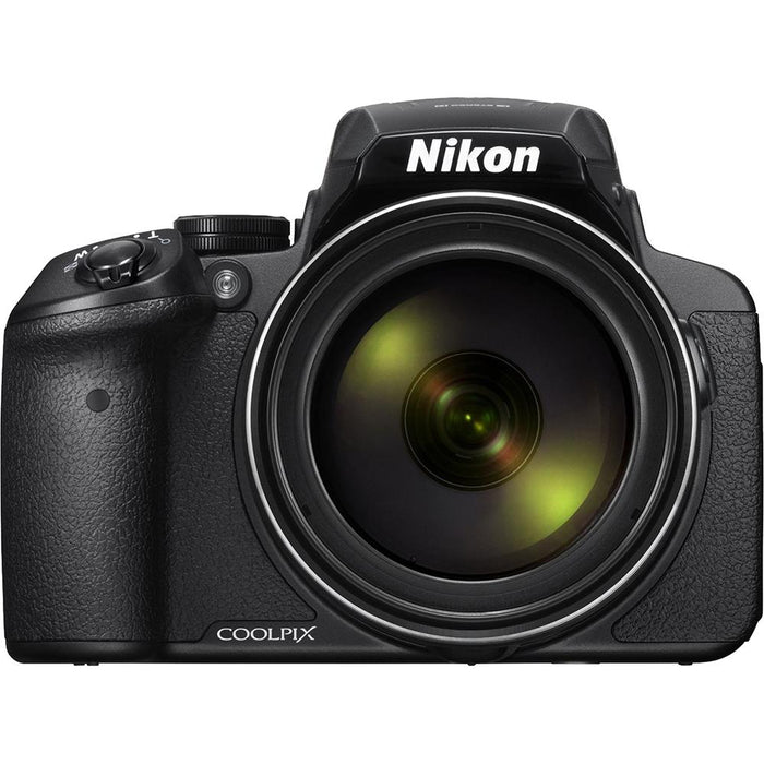 Nikon COOLPIX P900 16MP 83x Super Zoom Digital Camera Full HD Black 16GB Bundle