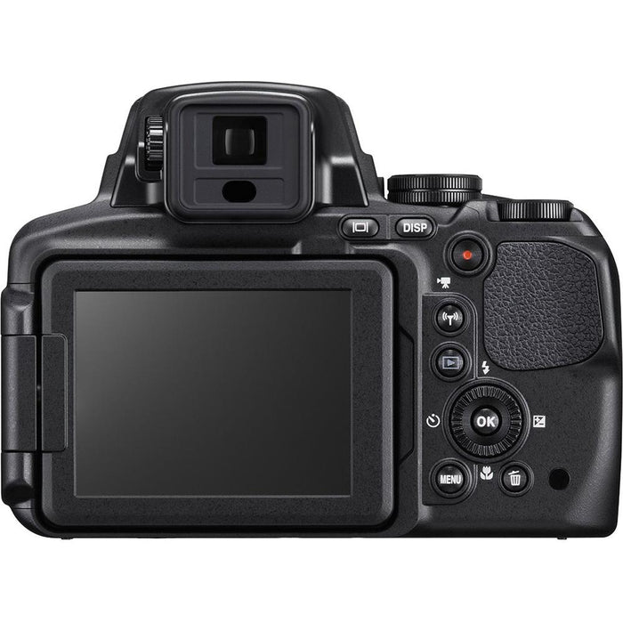 Nikon COOLPIX P900 16MP 83x Super Zoom Digital Camera Full HD Video Black 16GB Bundle