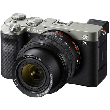 Sony a7C Full Frame Mirrorless Alpha Camera Body + 28-60mm Lens Kit ILCE-7CL/S Silver